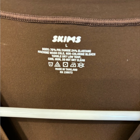 Skims Fits Everybody Longsleeve Crewneck Dress - Picture 2 of 3